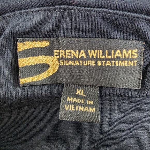 Serena Williams Signature Statement Leggings Womens XL Black Stretch Pull On - Picture 4 of 11